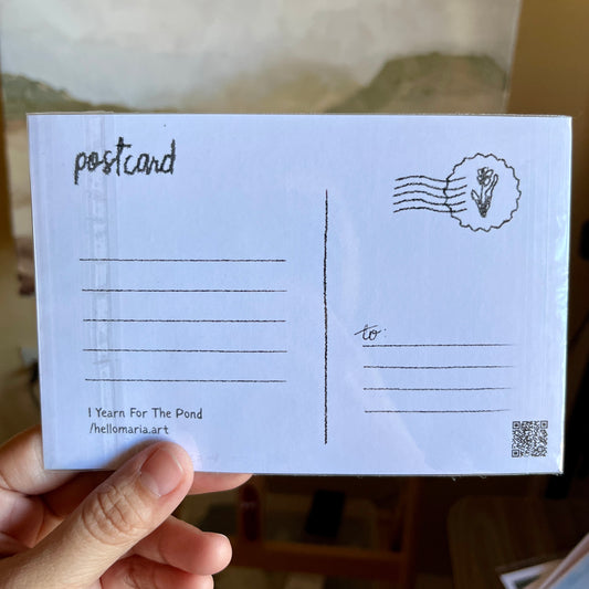 Postcard - I Yearn For The Pond
