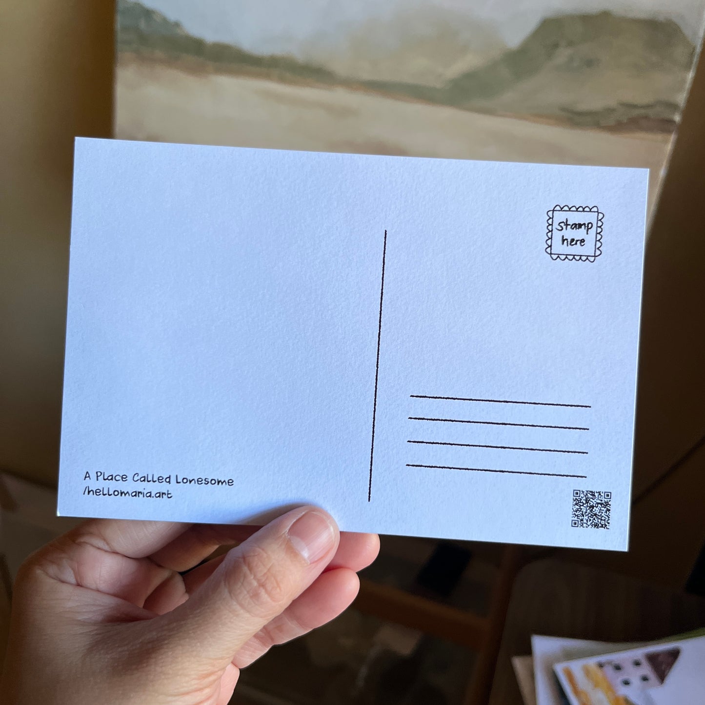 Postcard - A Place Called Lonesome