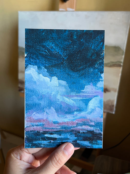 Postcard - Stormy Sea