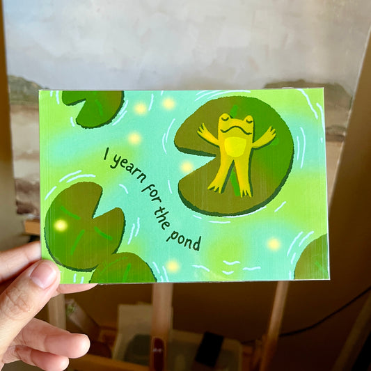 Postcard - I Yearn For The Pond