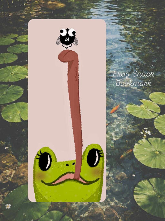 Bookmark - Frog Snack