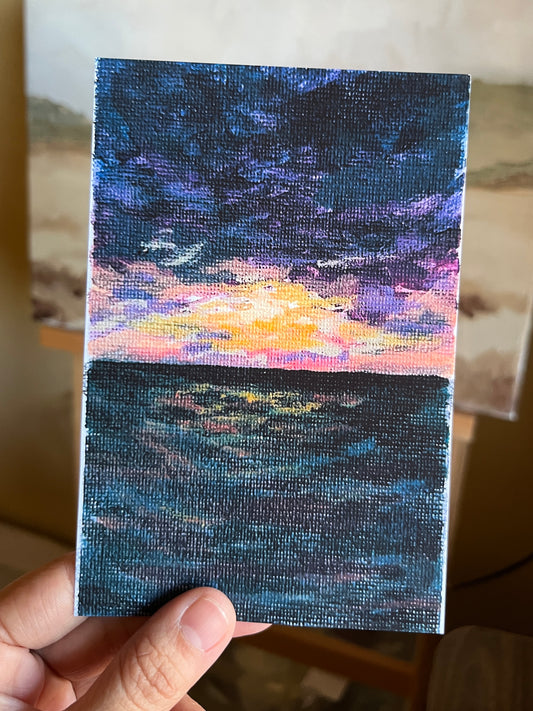 Postcard - Purple Sunset