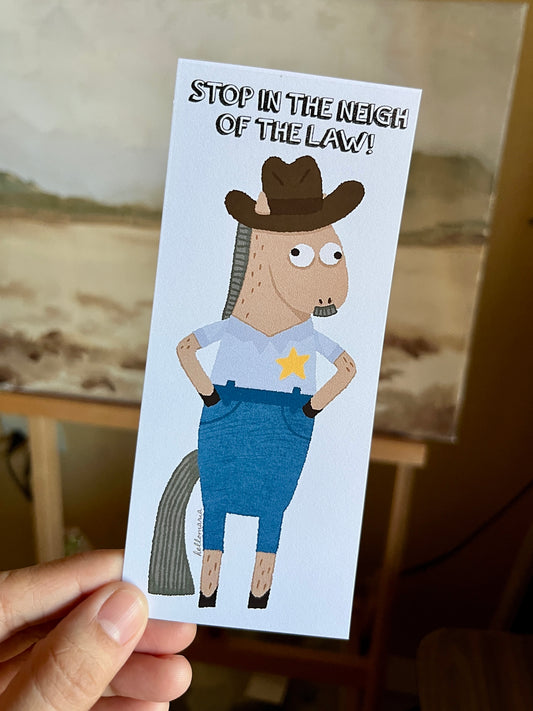 Bookmark - Sheriff Horse